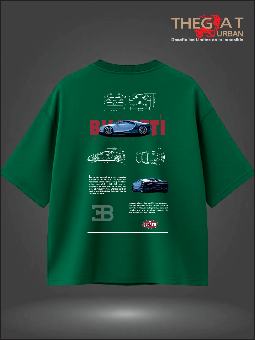 Boxy Fit Bugatti-Verde Jade
