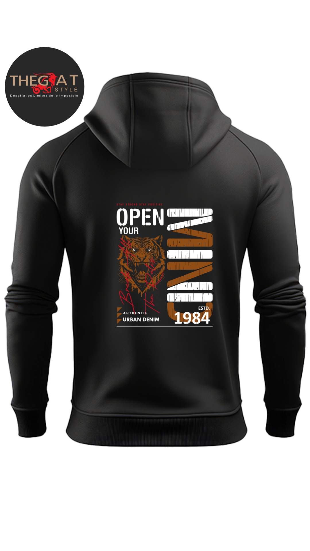 Polera Negra- Moda Urbana