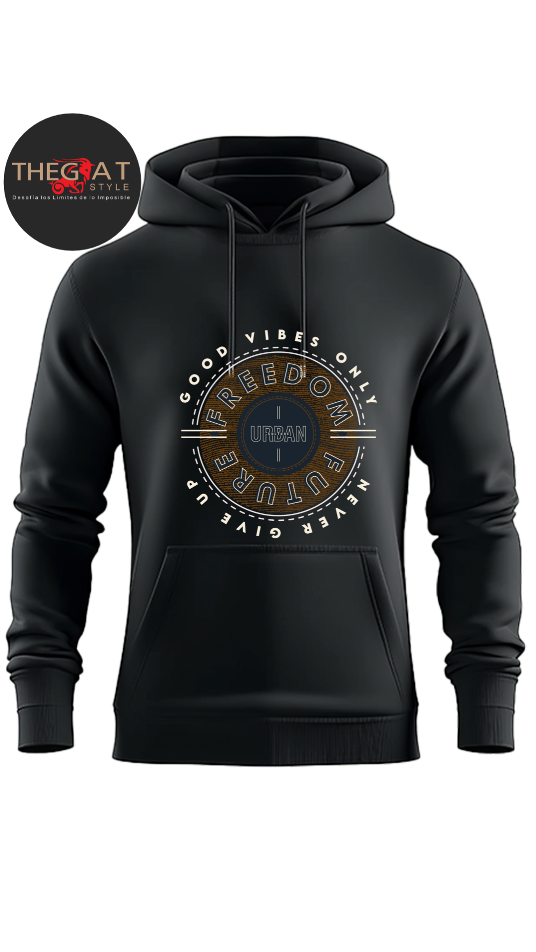 Polera Negra- Moda Urbana