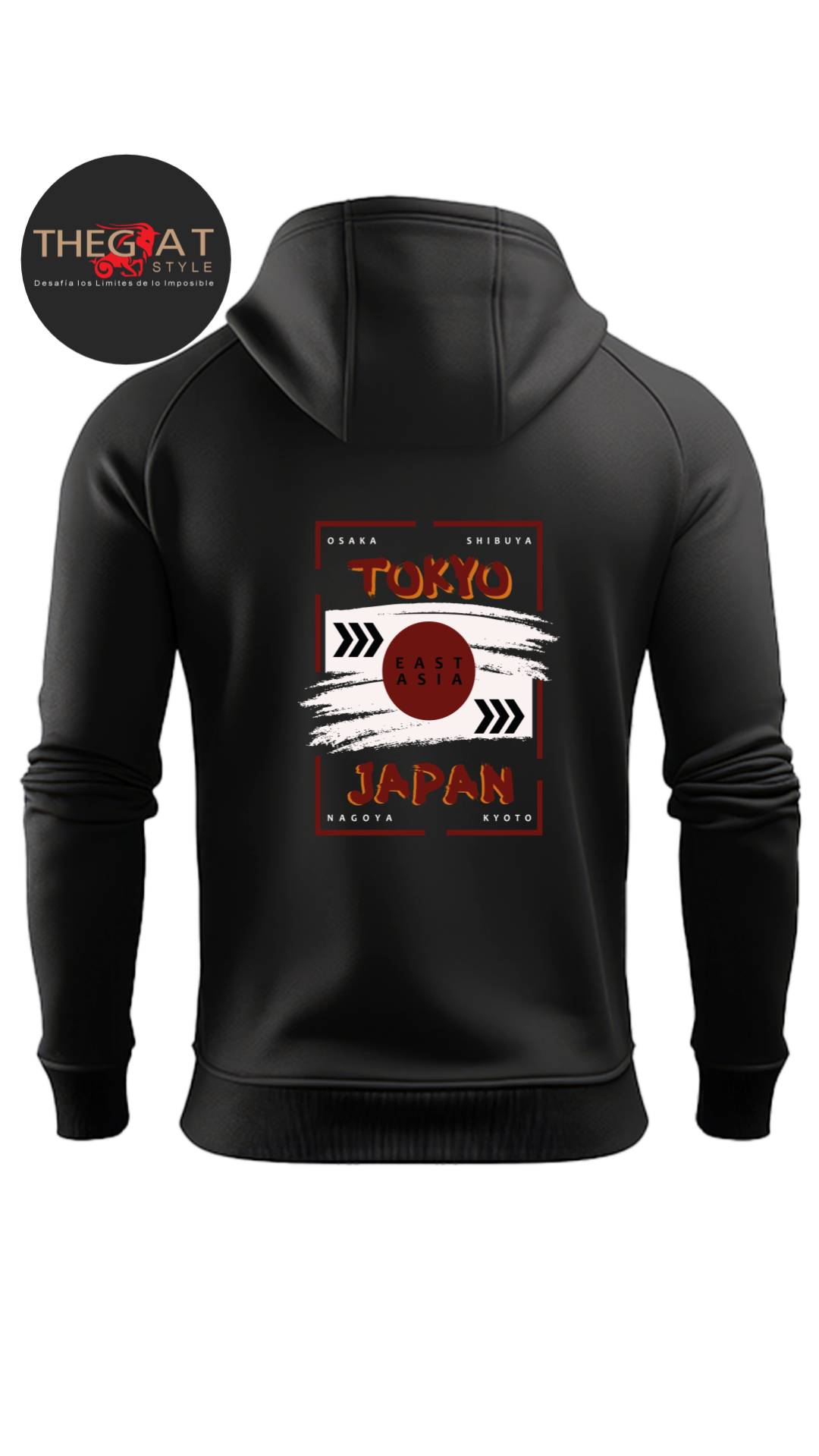 Polera Negra- Moda Urbana