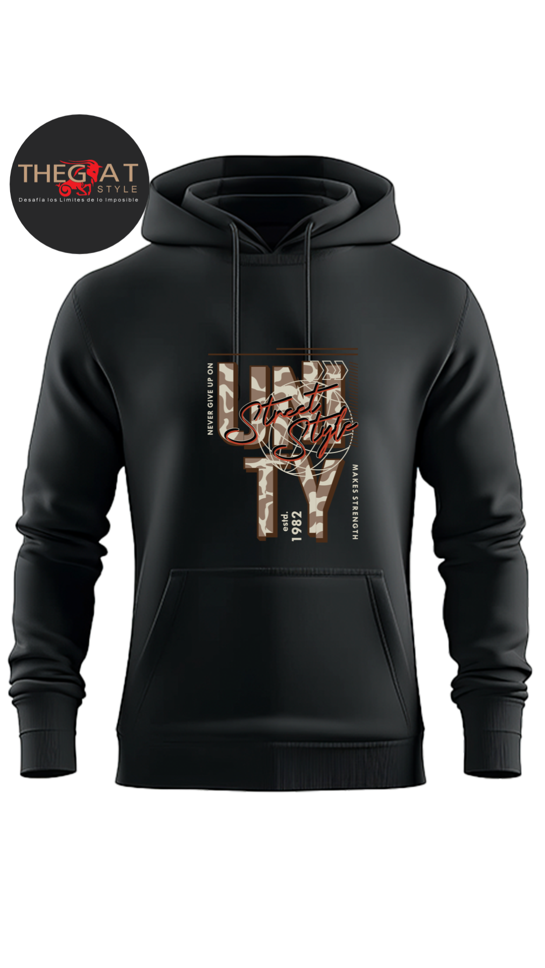 Polera Negra- Moda Urbana