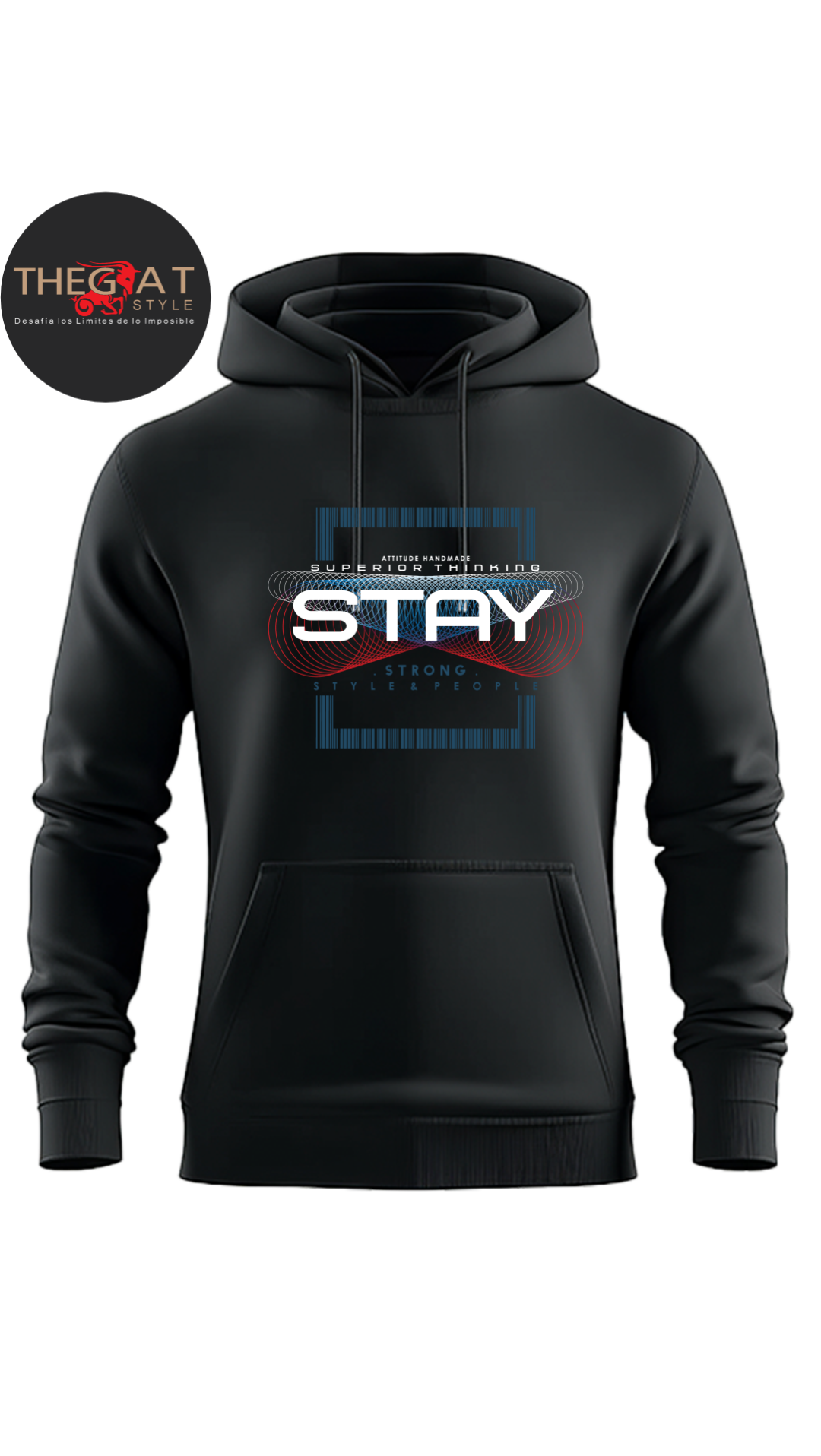 Polera Negra- Moda Urbana